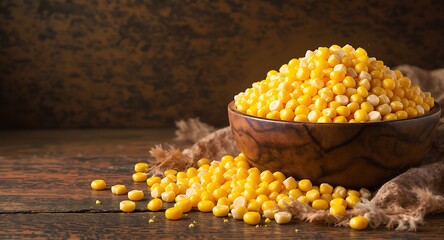 Harvesting fresh corn kernels rustic kitchen food photography natural light close-up culinary inspiration