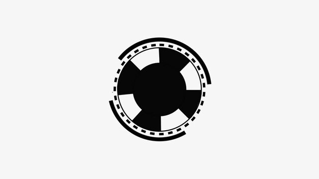 saving float in white background.fan icon illustration isolated vector sign symbol.