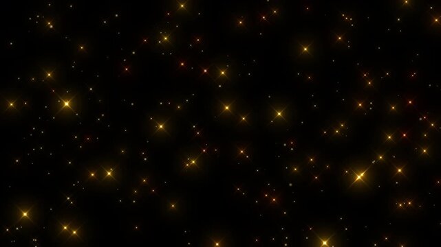 gold sparkle dust flakes background transparent video