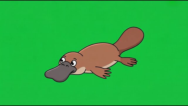 Cute cartoon vector drawing of a funny animal dog with a bone