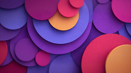 background purple creative backdrop features geometric shapes, overlapping includes call promotes abstract text design, to layers vibrant action 47995335 1