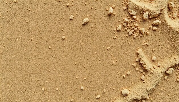 Rough, granular surface with visible sand grains, varying shades of beige and brown,  geology,  construction