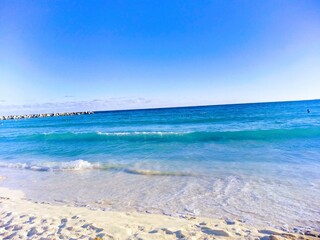 beach and sea