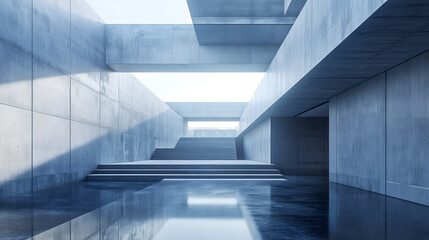 Obraz premium A modern commercial research and development (R&D) facility, generated using AI.