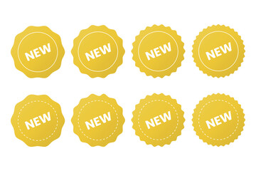 New Tag Yellow | Special Offer Icon | Sticker | Deal Label | Variations