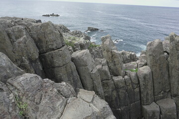 福井県 東尋坊から見る絶景の景色