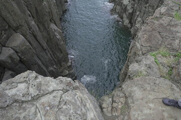 福井県 東尋坊から見る絶景の景色