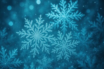[icy snowflakes with shimmer glow mobile wallpaper]