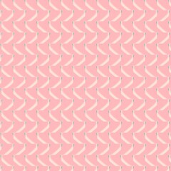 A soft pastel abstract pattern with light pink and delicate teal wave-like shapes, creating a subtle and rhythmic textured background