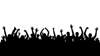 silhouettes of people