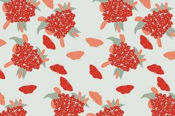 Thanksgiving, Autumn harvest Seamless Pattern for Fabric, table linens, greeting cards, scrapbook paper, wall art