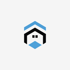 Property and Construction Logo Real Estate, Building, and Developer