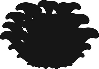 Mushroom vector illustration scalable eps icon for design projects