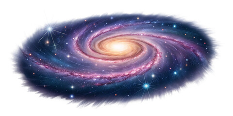 Dreamy Watercolor Spiral Galaxy with Vibrant Cosmic Colors
Ethereal Cosmic Watercolor Painting of a Glowing Galaxy
