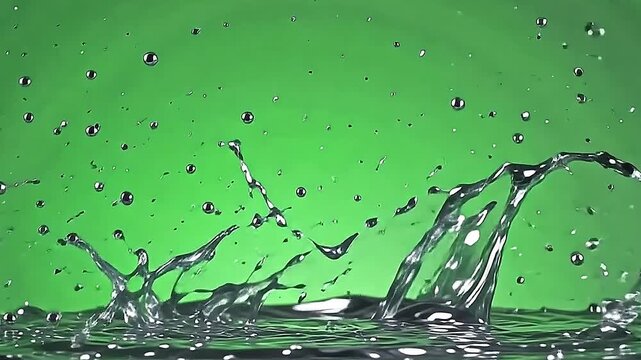 burst metallic swimming splosh break dramatically, direct glittering metal drops scatter concluded axerophthol luminous jet stage that accentuates the sheeny and flowing motion.