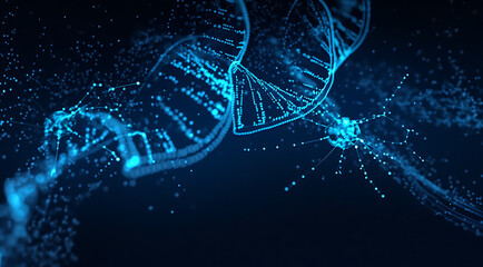 Futuristic holographic data displays showcasing financial charts and analytics in a modern abstract digital environment with glowing blue lights