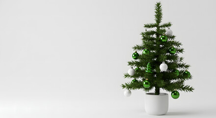 christmas tree on white