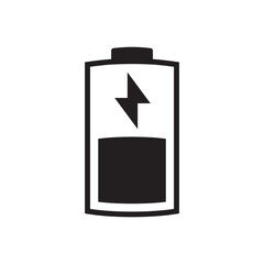 Power Cell Charging Lightning Bolt Inside Graphic