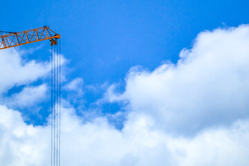 wind turbine in the sky