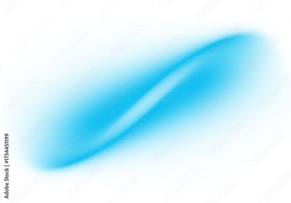Wall mural abstract soft blue light effect with a glowing gradient blur. ideal for digital art, modern design, 