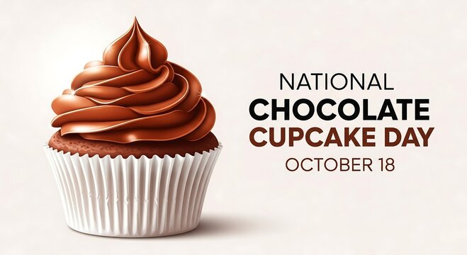 Celebrate national chocolate cupcake day on october 18th with a deliciously frosted treat