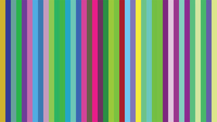 Colorful Striped Pattern with Vertical Lines of Gold, Green, Blue, and Pink Hues