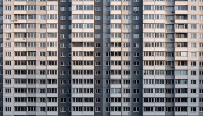 Modern Apartment Building Facade Geometric Lines  Urban Living Texture.