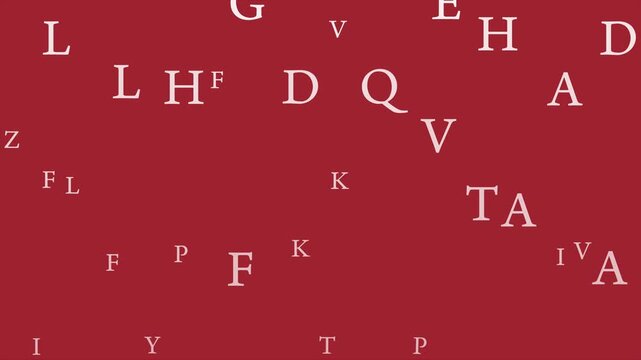 lettere che cadono dall'alto, pioggia di lettere, alfabeto, blog, scrivere