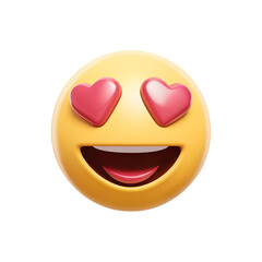 Smiling face with hearts for eyes