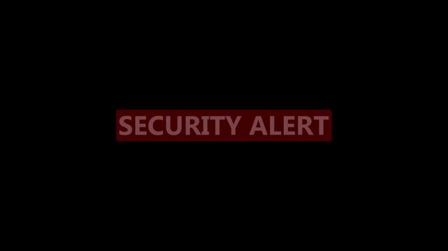 Connectivity security alert icon inside red color digital disconnection communication disruption issue. Connection signal a modern technology design screen pixels interfering on a black background.