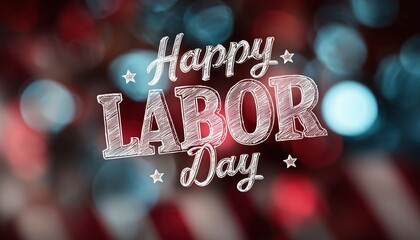 Celebrate Labor Day With A Cheerful Greeting Card Or Invitation! Join In The Festive Spirit And Spread Some Joy. Perfect For Honoring Hard Work And Dedication.