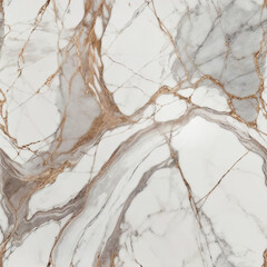 White Marble Stone With Natural Brown Veins Pattern For Modern Background, White Marble, Marble Pattern