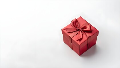 Obraz premium Gift box unwrapped for celebration studio setting product photography minimalist style