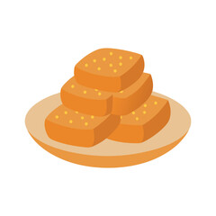 vector illustration of bread