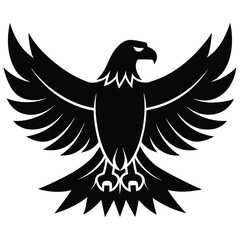 eagle vector icon on white background