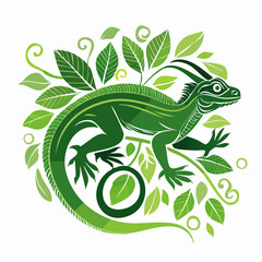 Obraz premium chameleon on a branch