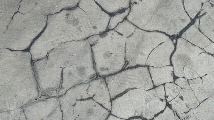 Obraz premium cracked earth texture