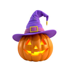 3D Element for Halloween Composition PSD Transparent Background