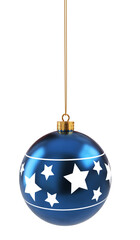 Christmas ball decorations holiday Christmas tree elegant shiny blue