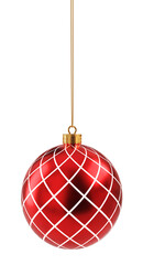 Christmas ball decorations holiday Christmas tree elegant shiny red