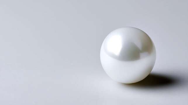 Minimalist White Sphere Elegant Simplicity and Refined Light