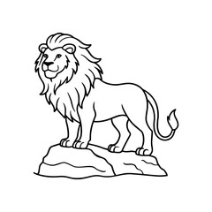 vector illustration of a Lion 
