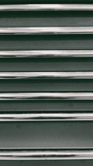 Obraz premium Metallic Industrial Surface With Parallel Lines Front View Black White. Shiny Modern Steel Texture With Geometric Pattern Detail Monochrome Color