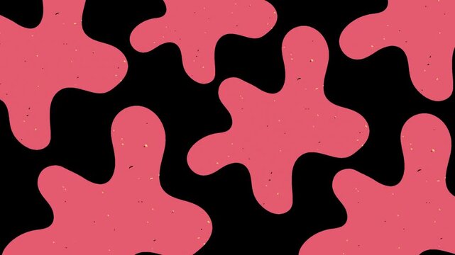 Abstract Pink Patterns on Black: Intriguing abstract pattern featuring pink shapes against a dark background, creating a visually stimulating and dynamic effect. 