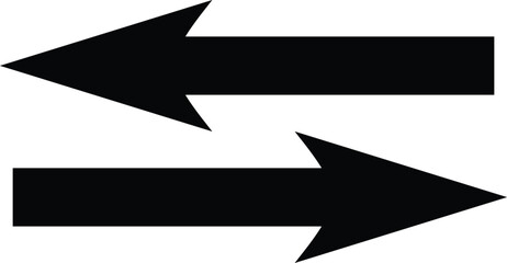 Black Arrow icons set. Cursor. Modern simple arrows. Arrow collection. Simple arrow, big set Vector illustration.