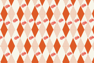 Thanksgiving Seamless Pattern Flat vector illustrations, clean lines For Wrapping paper, social media templates, tote bag prints, planners, Fabric, Wallpaper