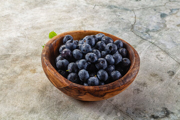 Sweet juicy ripe blueberry heap