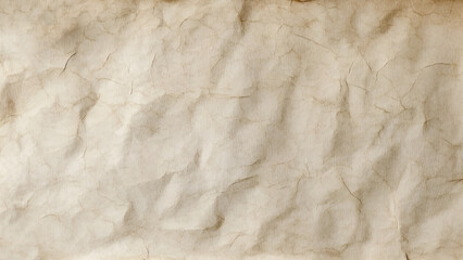 Crumpled pack paper sheet texture. Wrapping background. 