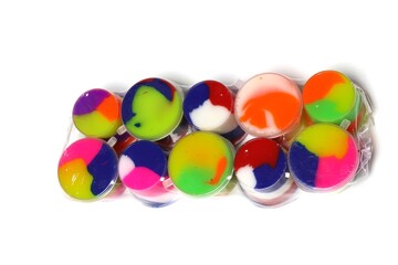 Vibrant Spheres of Playful Delight Arrayed in a Captivating Collection