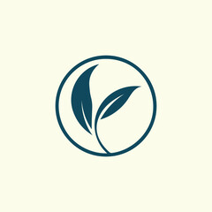 Nature and Organic Products Logo Eco, Herbal, and Natural Wellness